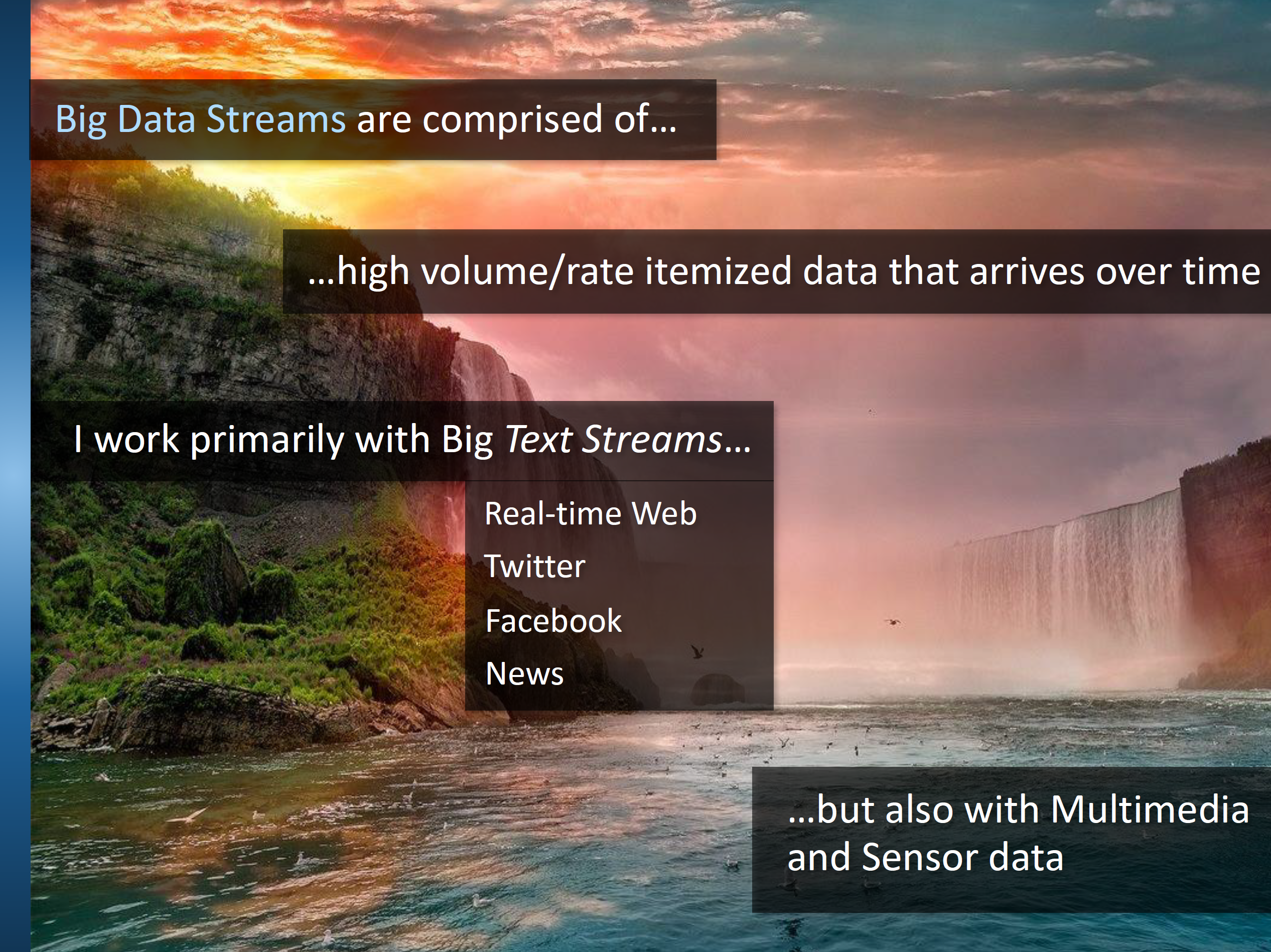 Big Data Streams